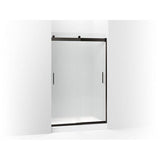 Kohler - Levity Sliding shower door, 74'' H x 43-5/8 - 47-5/8'' W, with 1/4'' thick Frosted glass - Anodized Dark Bronze