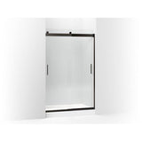 Kohler - Levity Sliding shower door, 74'' H x 43-5/8 - 47-5/8'' W, with 1/4'' thick Crystal Clear glass - Anodized Dark Bronze