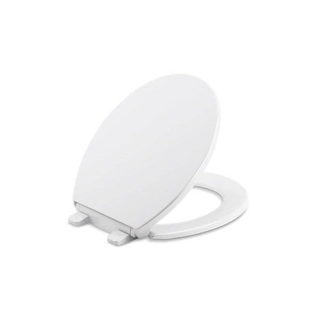 Kohler - BreviaE Quiet-CloseE round-front toilet seat - White