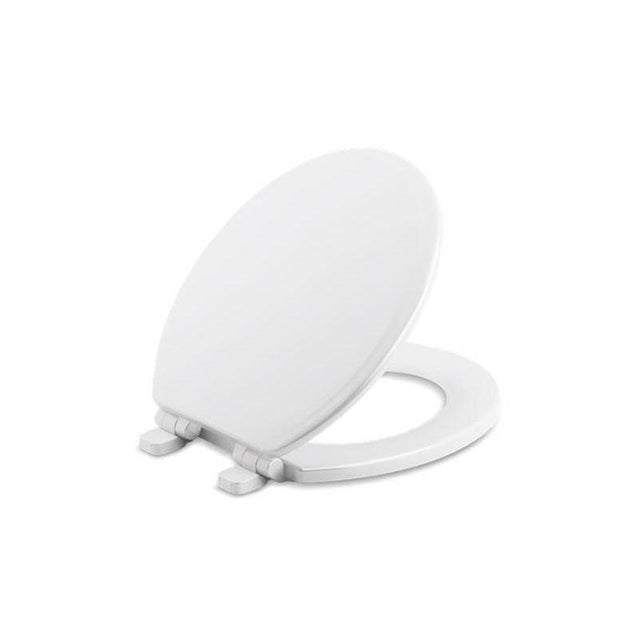 Kohler - Ridgewood Quiet-CloseE round-front toilet seat - White