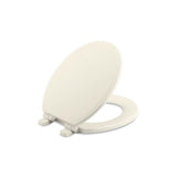 Kohler - Ridgewood Quiet-CloseE round-front toilet seat - Biscuit