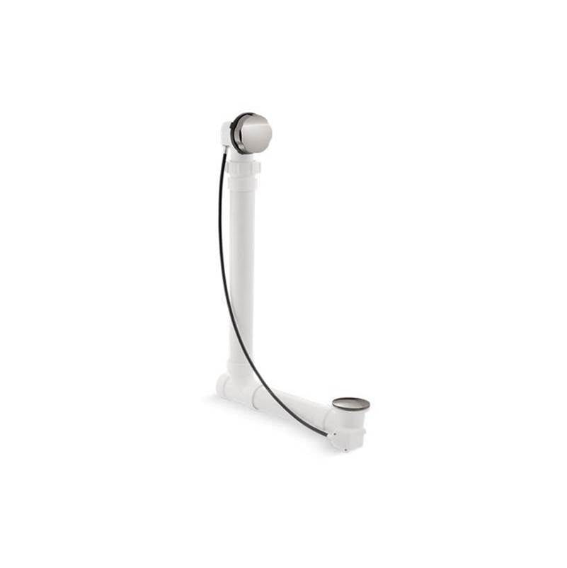 Kohler - Clearflo Cable bath drain with PVC tubing - Vibrant Titanium