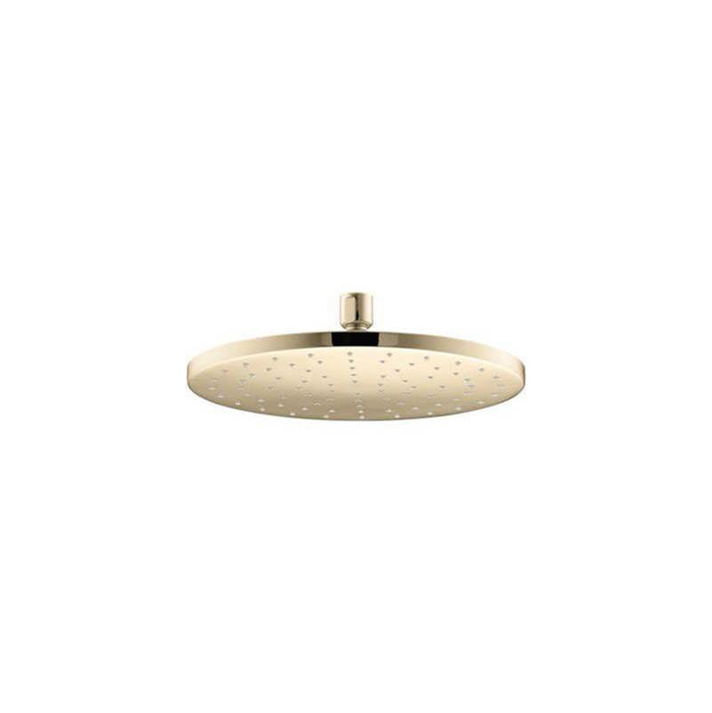 Kohler - Contemporary Round 10'' single-function rainhead, 1.75 gpm - Vibrant French Gold