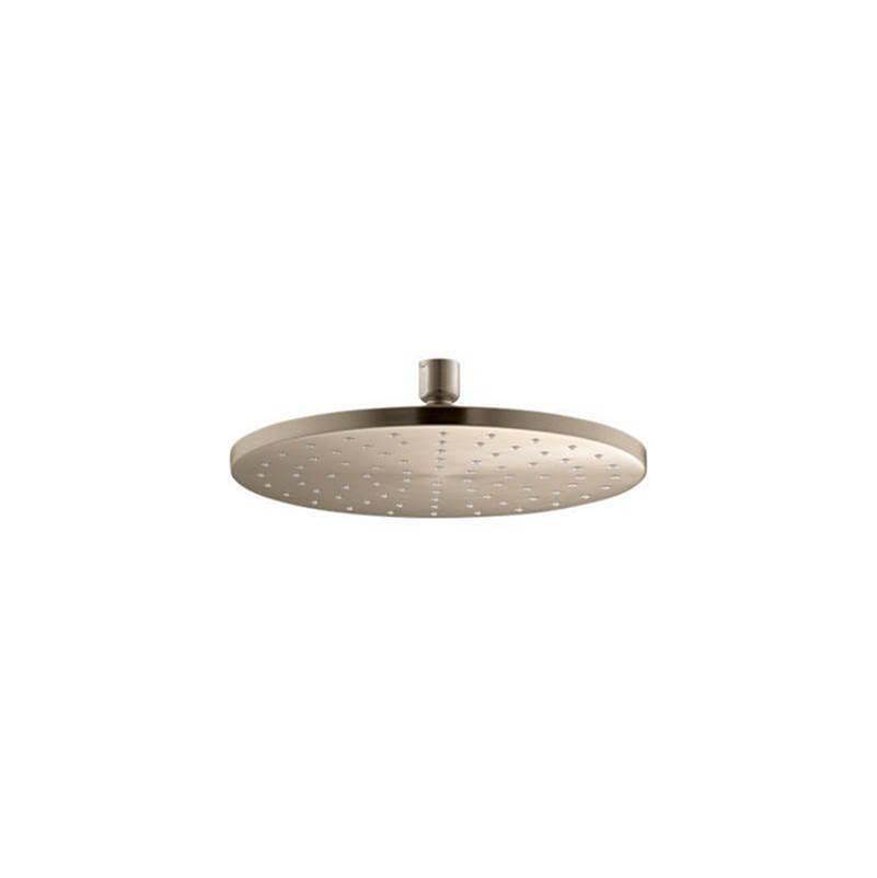 Kohler - Contemporary Round 10'' single-function rainhead, 1.75 gpm - Vibrant Brushed Bronze