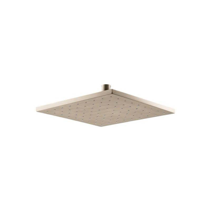 Kohler - Contemporary Square 10'' single-function rainhead, 1.75 gpm - Vibrant Brushed Bronze