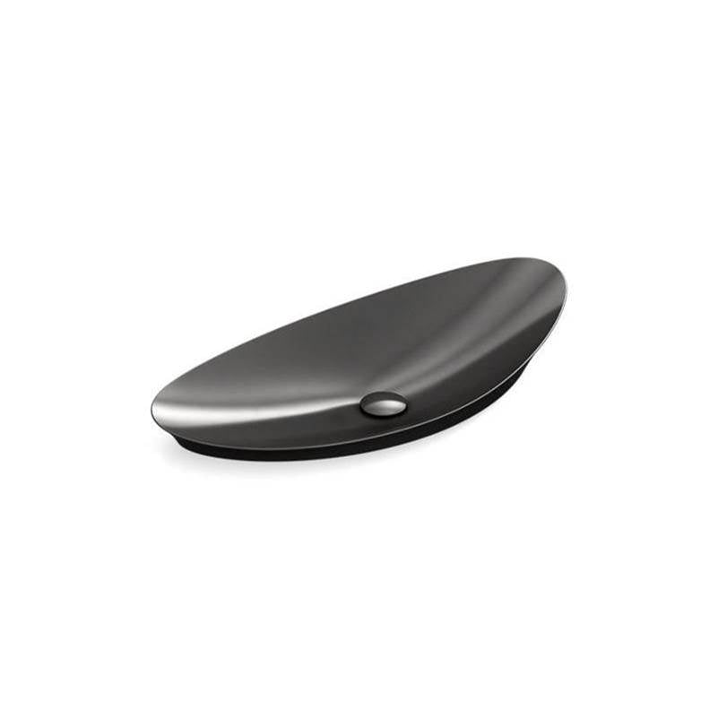 Kohler - VeilE 38-1/2'' oval vessel bathroom sink, no overflow - Black