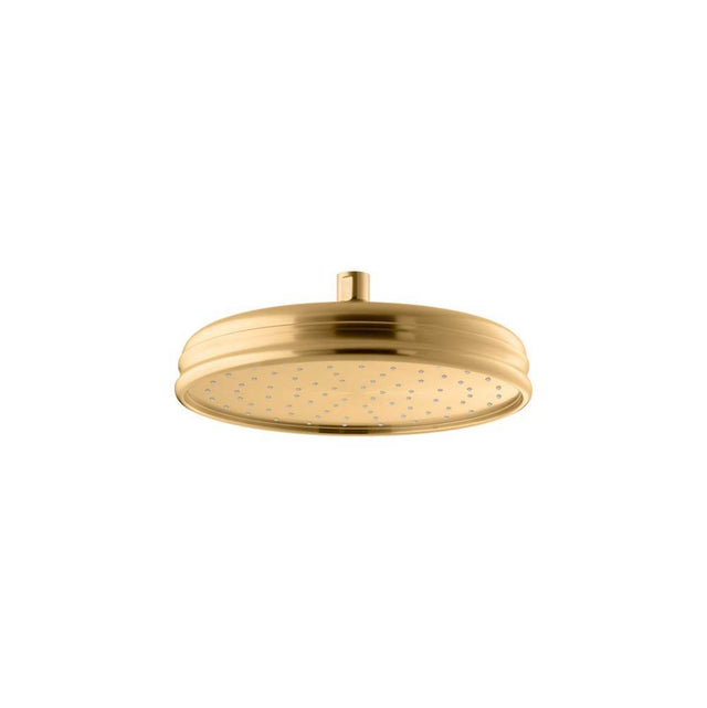 Kohler - Traditional 10'' single-function rainhead, 2.5 gpm - Vibrant Brushed Moderne Brass