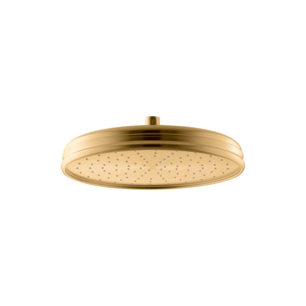 Kohler - Traditional 12'' single-function rainhead, 2.5 gpm - Vibrant Brushed Moderne Brass