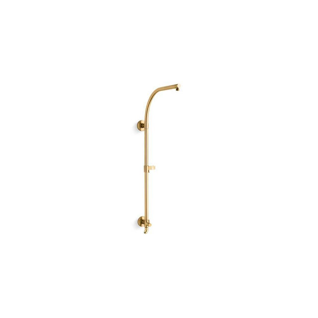 Kohler - HydroRail-R Arch bath/shower column - Vibrant Brushed Moderne Brass