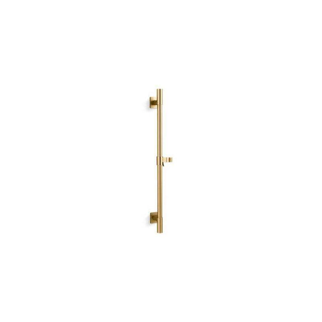 Kohler - Awaken 30'' deluxe slidebar - Vibrant Brushed Moderne Brass