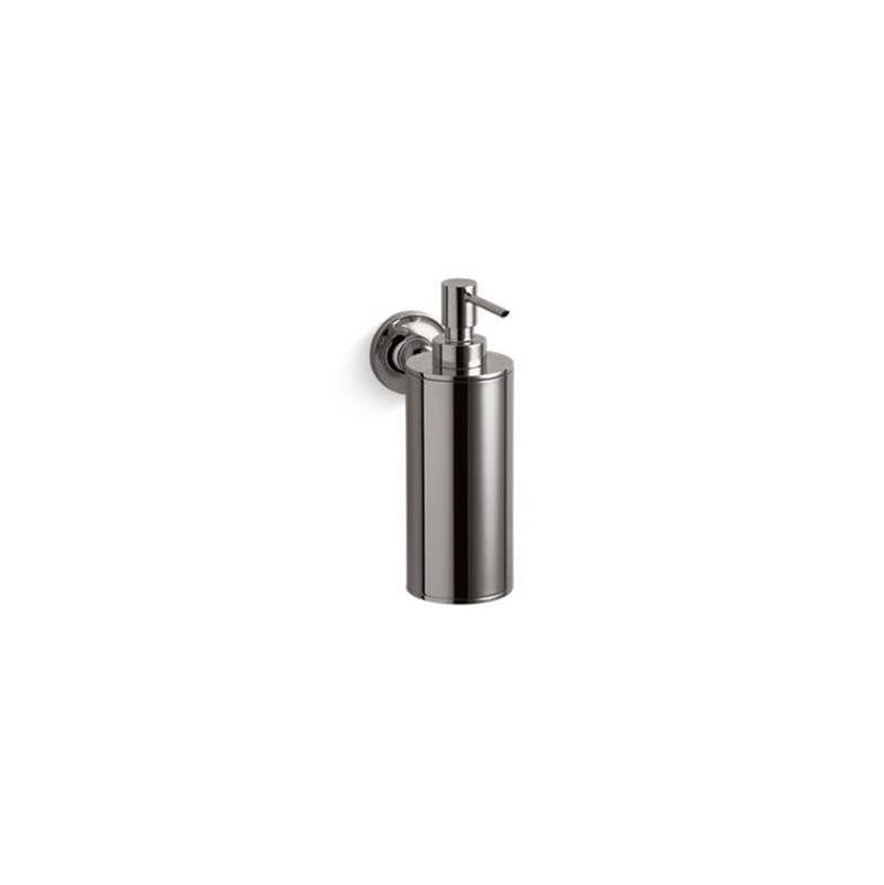 Kohler - Purist Wall-mount soap/lotion dispenser - Vibrant Titanium