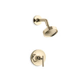 Kohler - Purist Rite-Temp shower trim kit with lever handle, 2.5 gpm - Vibrant French Gold