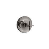 Kohler - Purist Rite-Temp valve trim with cross handle - Vibrant Titanium