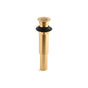 Kohler - Decorative grid drain without overflow - Vibrant Brushed Moderne Brass