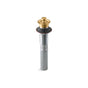 Kohler - Bathroom sink drain with non-removable metal stopper and without overflow - Vibrant Brushed Moderne Brass