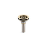 Kohler - Duostrainer Sink drain and strainer with tailpiece - Vibrant French Gold