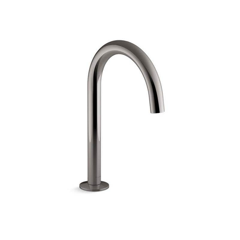 Kohler - Components Deck-mount bath spout with Tube design - Vibrant Titanium