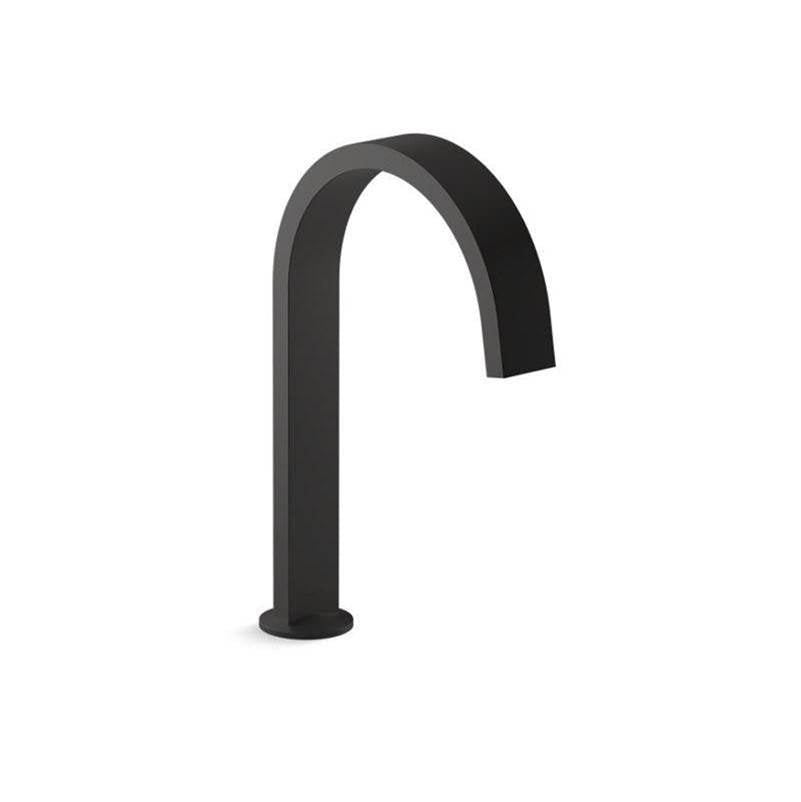 Kohler - Components Deck-mount bath spout with Ribbon design - Matte Black