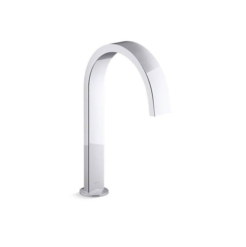 Kohler - Components Deck-mount bath spout with Ribbon design - Polished Chrome