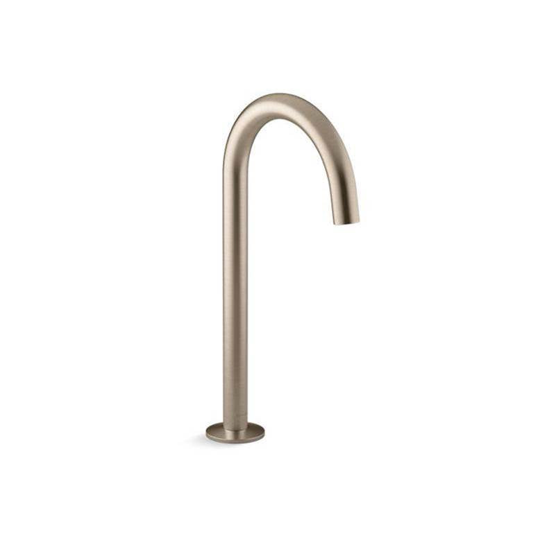 Kohler - Components Bathroom sink faucet spout with Tube design, 1.2 gpm - Vibrant Brushed Bronze