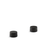 Kohler - Components Deck-mount bath faucet handles with Oyl design - Matte Black