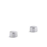 Kohler - Components Deck-mount bath faucet handles with Oyl design - Polished Chrome