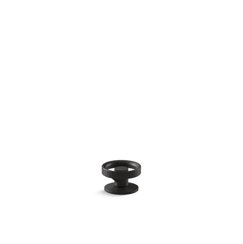 Kohler - Components Deck-mount bath faucet handles with Industrial design - Matte Black