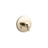 Kohler - Components MasterShower temperature control valve trim with Lever handle - Vibrant French Gold