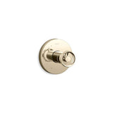 Kohler - Components Rite-Temp valve trim with Industrial handle - Vibrant French Gold