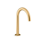 Kohler - Components Deck-mount bath spout with Tube design - Vibrant Brushed Moderne Brass
