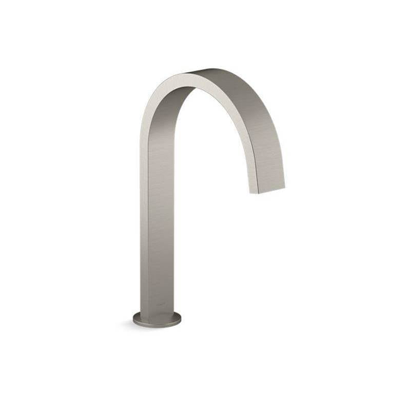 Kohler - Components Deck-mount bath spout with Ribbon design - Vibrant Brushed Nickel