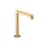 Kohler - Components Deck-mount bath spout with Row design - Vibrant Brushed Moderne Brass
