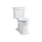 Kohler - Tresham Two-piece elongated toilet, 1.28 gpf - White