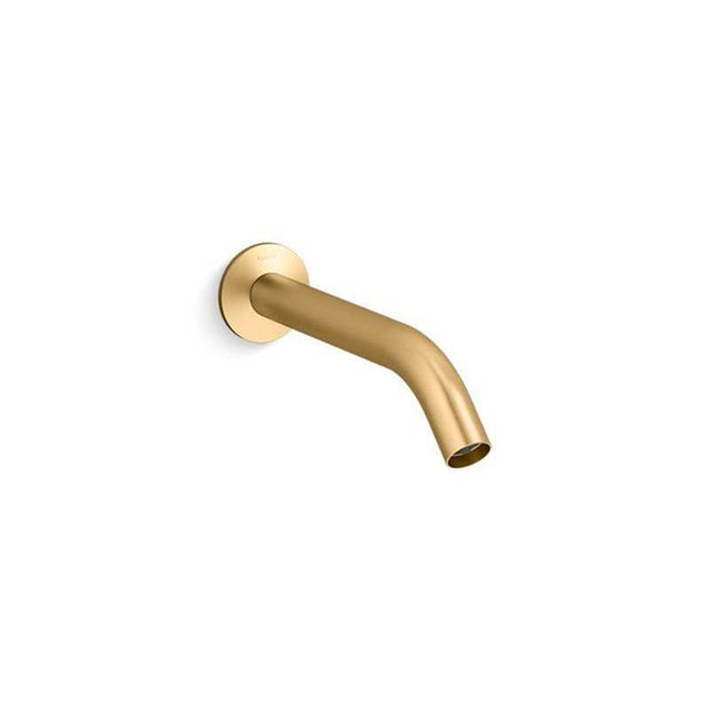 Kohler - Components Wall-mount bath spout - Vibrant Brushed Moderne Brass