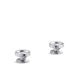 Kohler - Components Deck-mount bath faucet handles with Industrial design - Polished Chrome