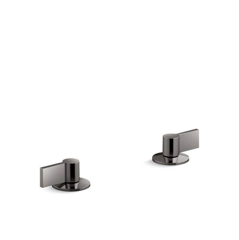 Kohler - Components Lever bathroom sink faucet handles - Vibrant Titanium