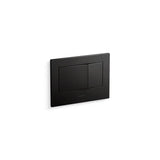 Kohler - Bevel Flush actuator plate for 2''x4'' in-wall tank and carrier system - Matte Black