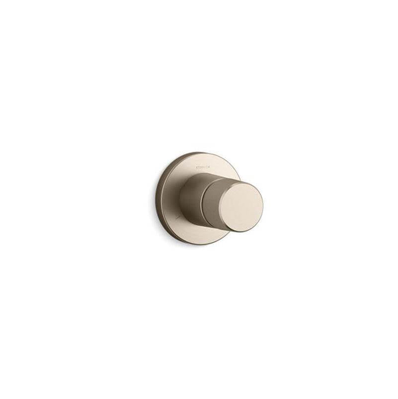 Kohler - Components MasterShower transfer valve trim with Oyl handle - Vibrant Brushed Bronze