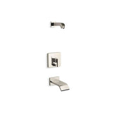 Kohler - Loure Rite-Temp bath and shower trim kit with push-button diverter, without showerhead - Vibrant Polished Nickel