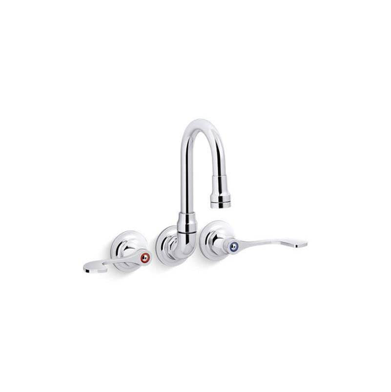 Kohler - Triton Bowe Shelf-back sink faucet - Polished Chrome