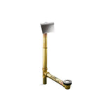 Kohler - Tea-for-Two 1-1/2'' contoured pop-up drain and overflow for above- or through-the-floor installation - Vibrant Titanium