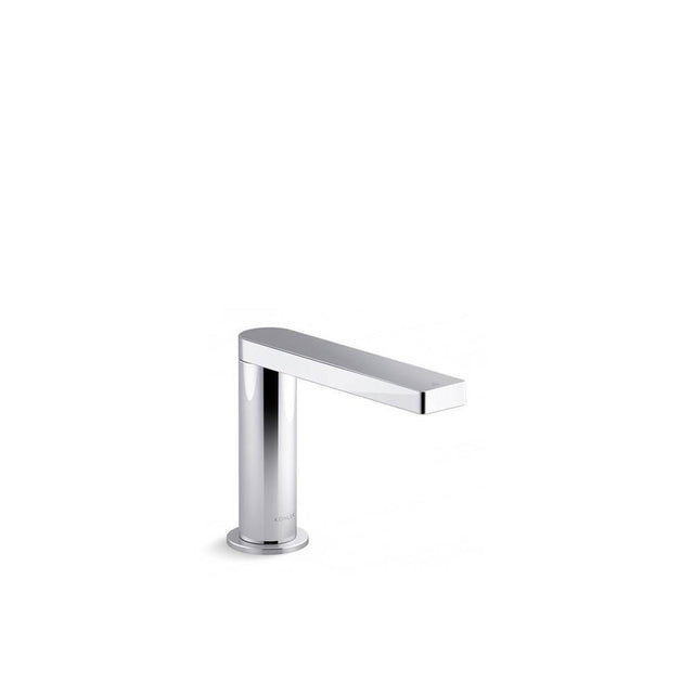 Kohler - Composed Touchless single-hole lavatory faucet with Kinesis sensor technology, DC-powered, 0.35 gpm - Polished Chrome