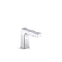 Kohler - StraytE Touchless single-hole lavatory faucet with Kinesis sensor technology, AC-powered, 0.35 gpm - Polished Chrome