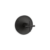 Kohler - Purist Rite-Temp valve trim with cross handle - Matte Black