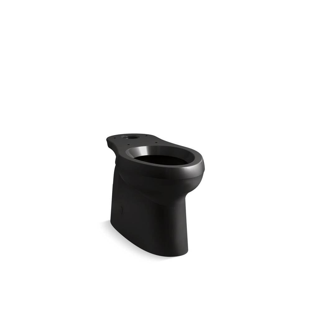 Kohler - Cimarron Elongated toilet bowl with skirted trapway - Black