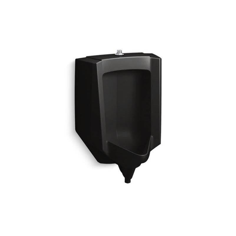 Kohler - StanwellE Blow-out half-stall 0.51/41.0 gpf urinal, top spud - Black