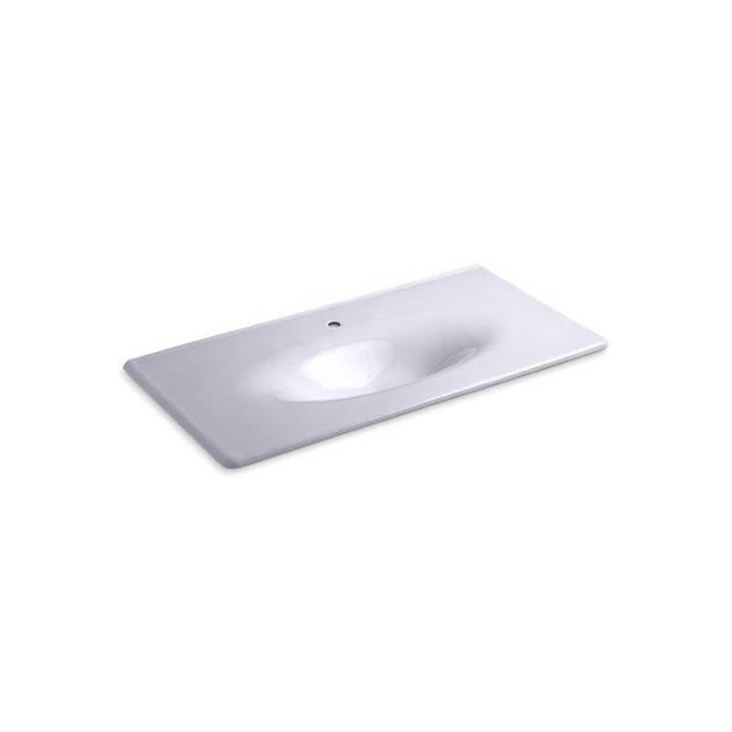Kohler - Iron/Impressions 43'' Enameled cast iron vanity top with integrated oval sink - Lavender Grey