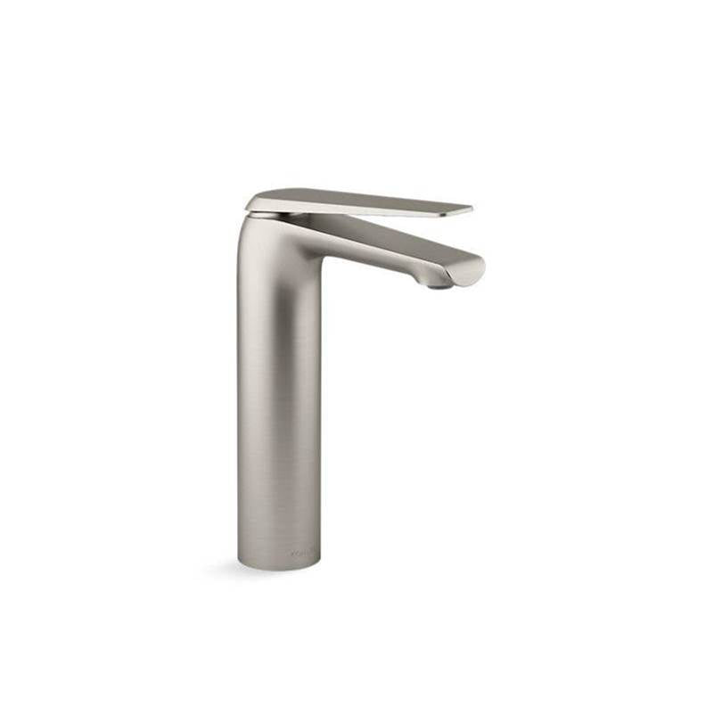 Kohler - Avid Tall single-handle bathroom sink faucet, 1.0 gpm - Vibrant Brushed Nickel