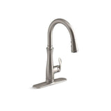 Kohler - Bellera Touchless pull-down kitchen sink faucet with three-function sprayhead - Vibrant Stainless