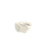 Kohler - KingstonE Ultra Wall-mount top spud flushometer bowl - Biscuit